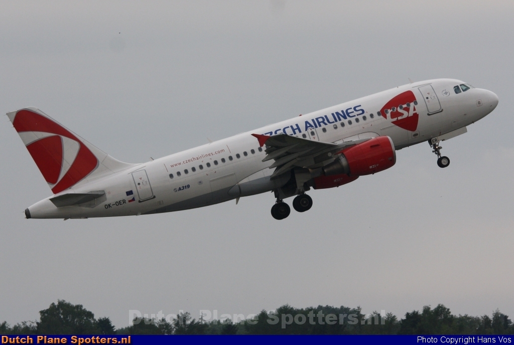 OK-OER Airbus A319 CSA Czech Airlines by Hans Vos