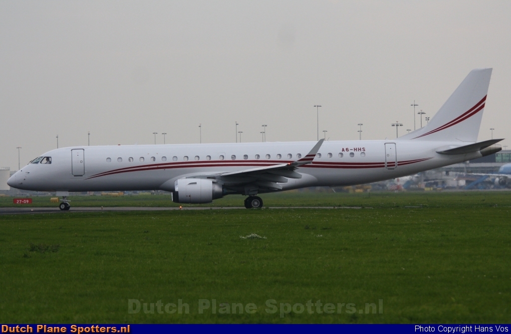 A6-HHS Embraer 190 Falcon Aviation Services by Hans Vos