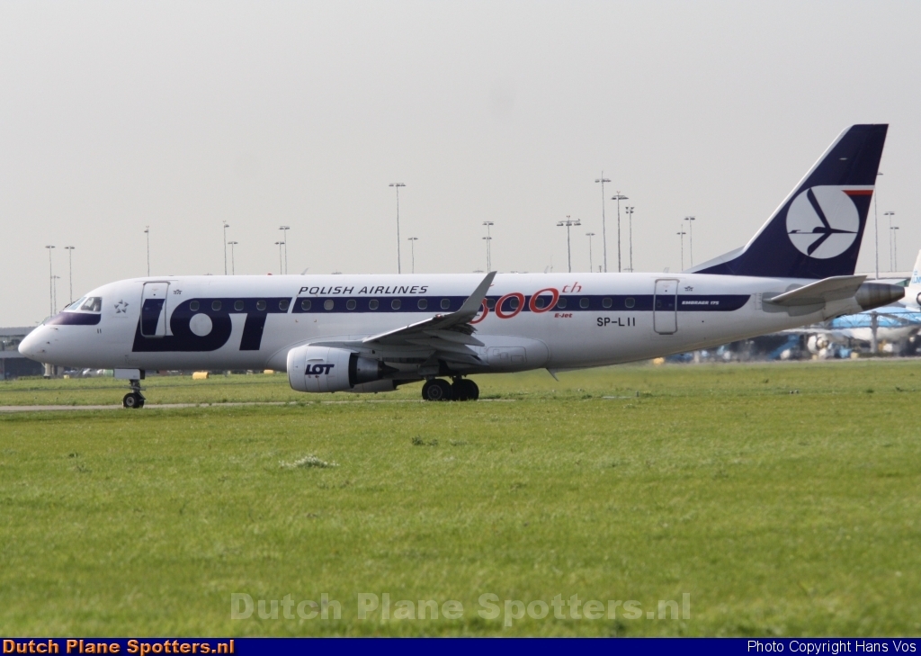 SP-LII Embraer 175 LOT Polish Airlines by Hans Vos
