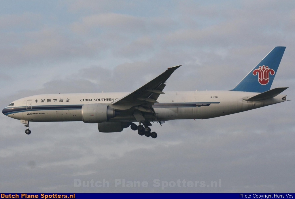 B-2081 Boeing 777-F China Southern Cargo by Hans Vos