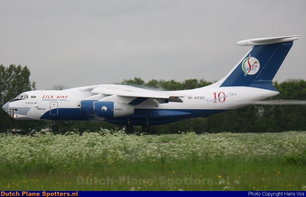 4K-AZ101 Ilyushin Il-76 Silk Way Airlines by Hans Vos
