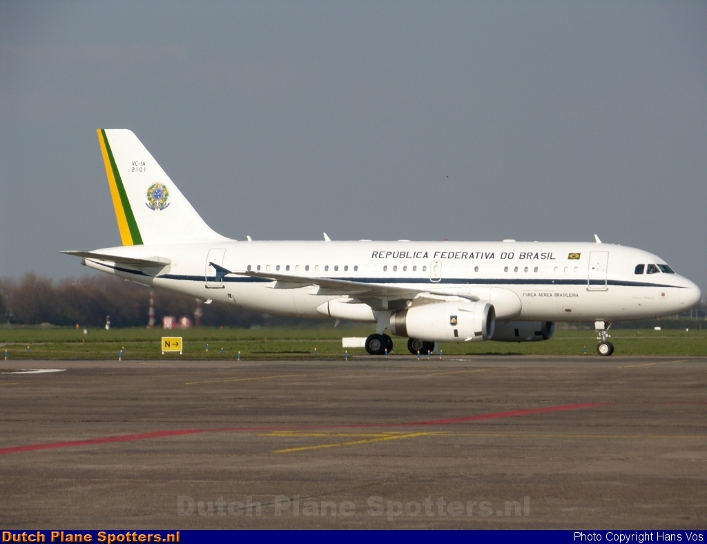 FAB2101 Airbus A319 (VC-1A) MIL - Brazilian Air Force by Hans Vos