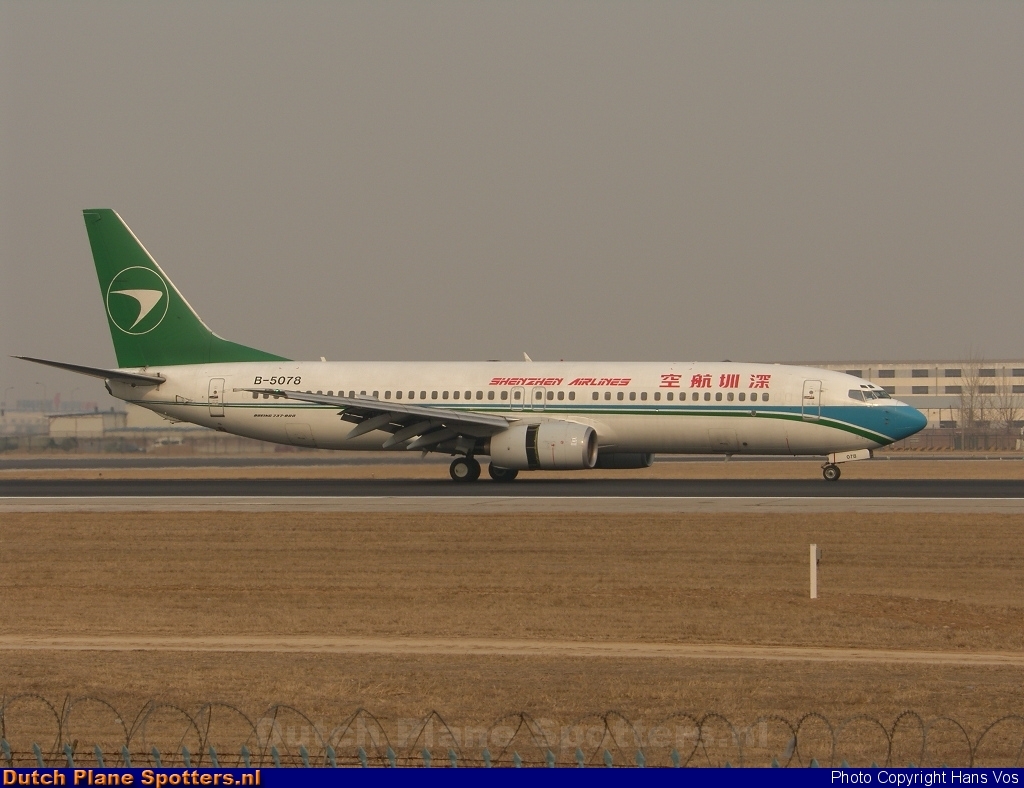 B-5078 Boeing 737-800 Shenzhen Airlines by Hans Vos