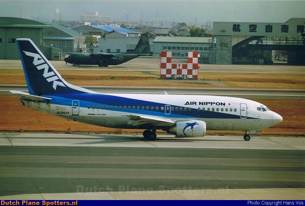 JA354K Boeing 737-500 Air Nippon by Hans Vos