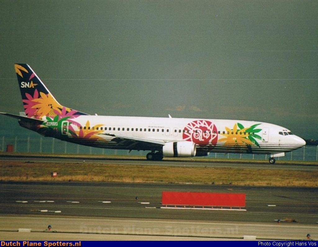 JA737A Boeing 737-400 Skynet Asia Airlines by Hans Vos