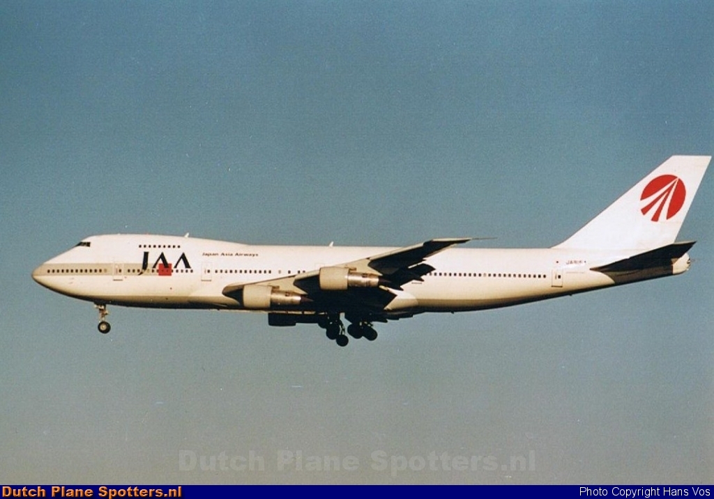 JA8154 Boeing 747-300 Japan Asia Airways by Hans Vos