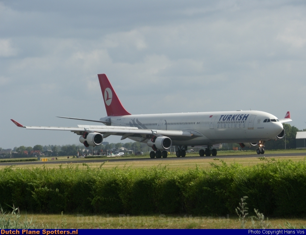 TC-JDK Airbus A340-300 Turkish Airlines by Hans Vos