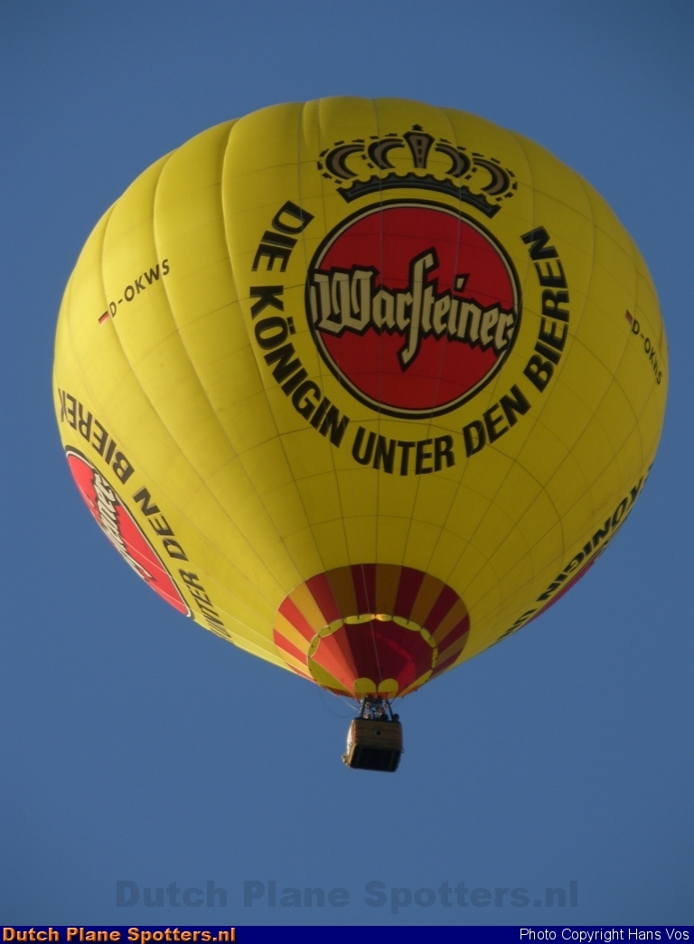 D-OKWS Fireballoon 34/24 Warsteiner by Hans Vos