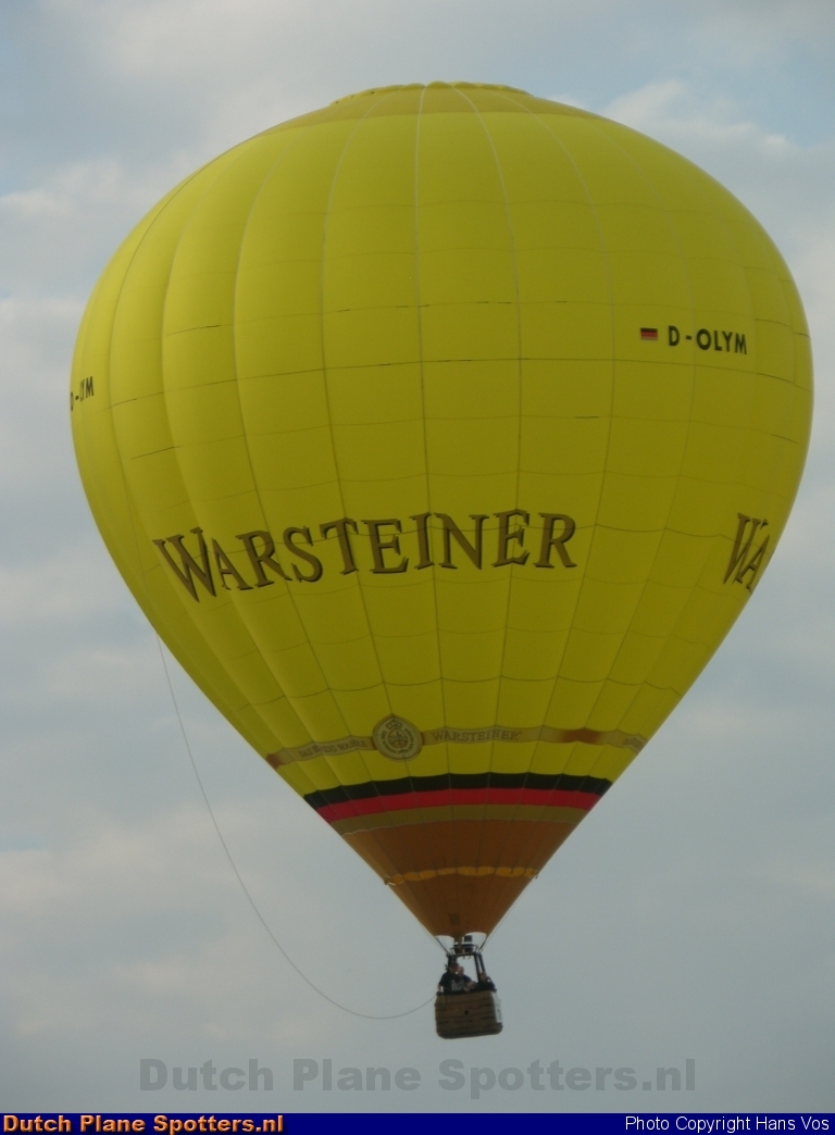 D-OLYM Fireballoon 34/24 Warsteiner by Hans Vos