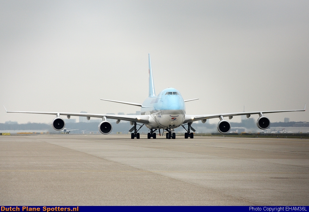 HL7499 Boeing 747-400 Korean Air Cargo by EHAM36L