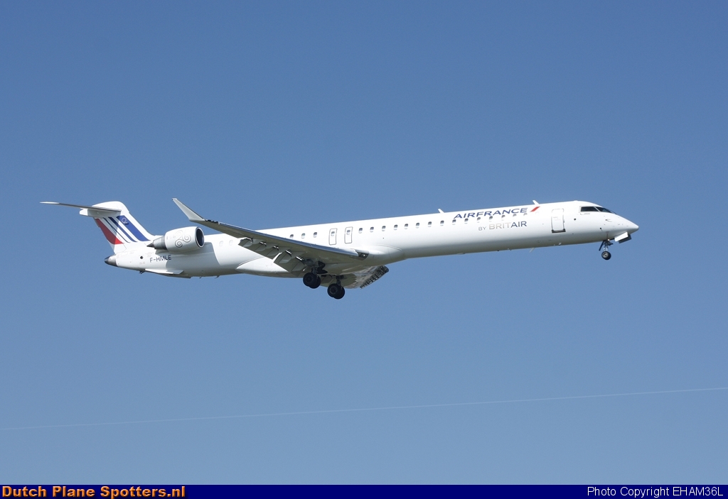 F-HMLE Bombardier Canadair CRJ1000 Brit Air (Air France) by EHAM36L