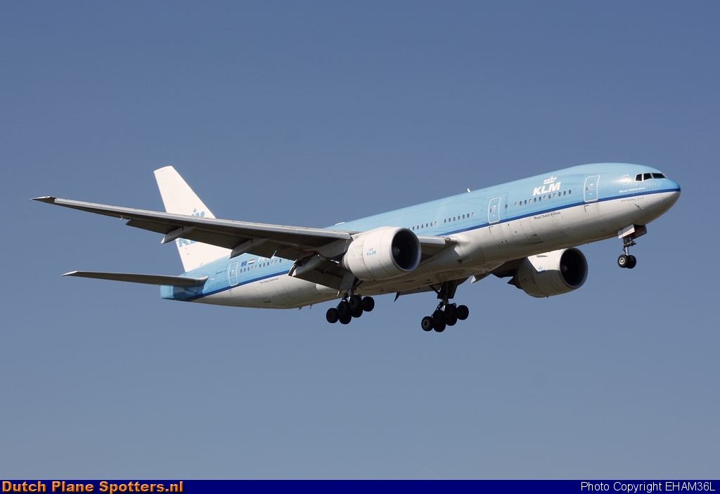 PH-BQK Boeing 777-200 KLM Royal Dutch Airlines by EHAM36L