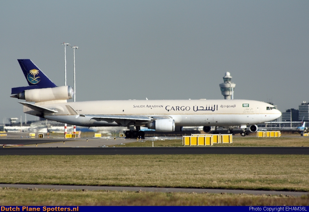HZ-ANC McDonnell Douglas MD-11 Saudi Arabian Cargo by EHAM36L