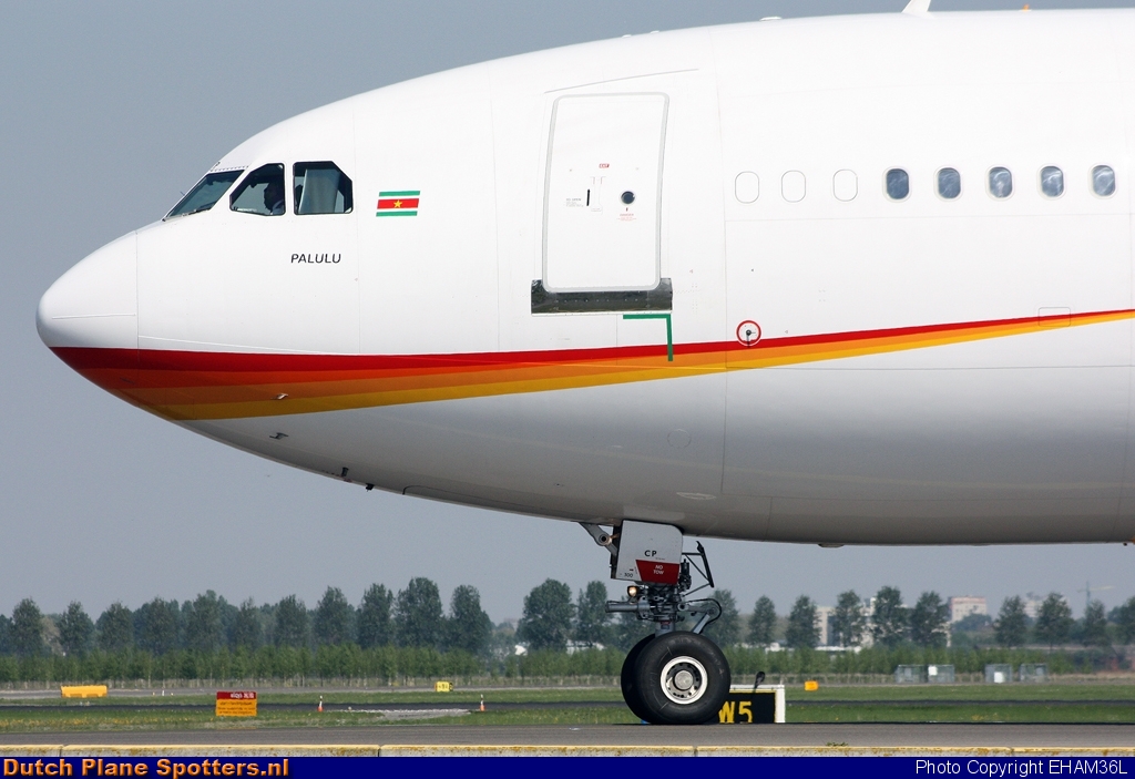 PZ-TCP Airbus A340-300 Surinam Airways by EHAM36L