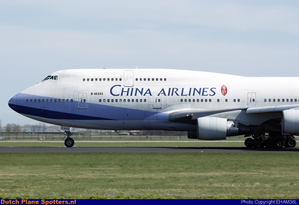 B-18203 Boeing 747-400 China Airlines by EHAM36L