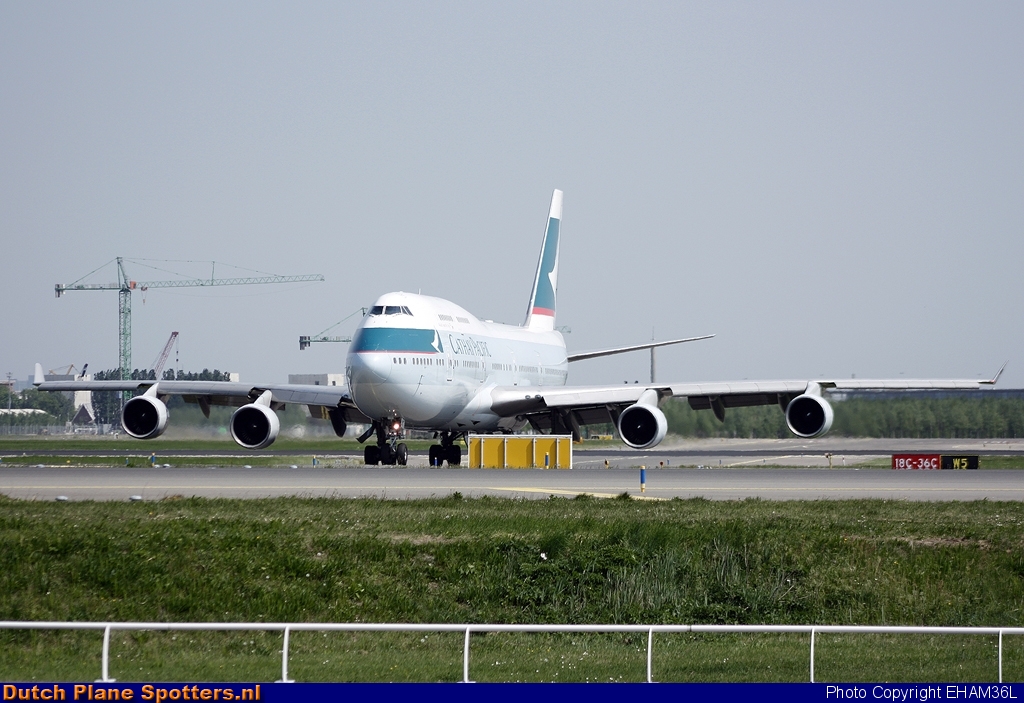 B-HKT Boeing 747-400 Cathay Pacific by EHAM36L