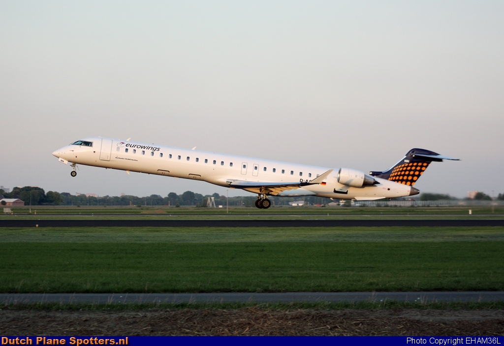 D-ACNN Bombardier Canadair CRJ900 Eurowings by EHAM36L