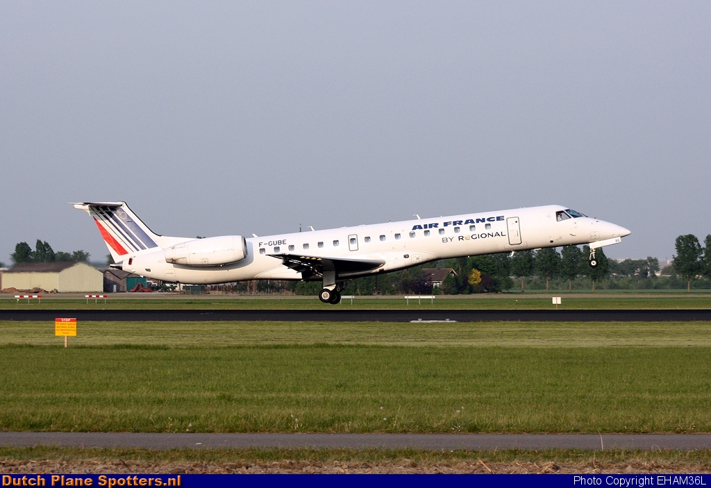 F-GUBE Embraer 145 Régional (Air France) by EHAM36L