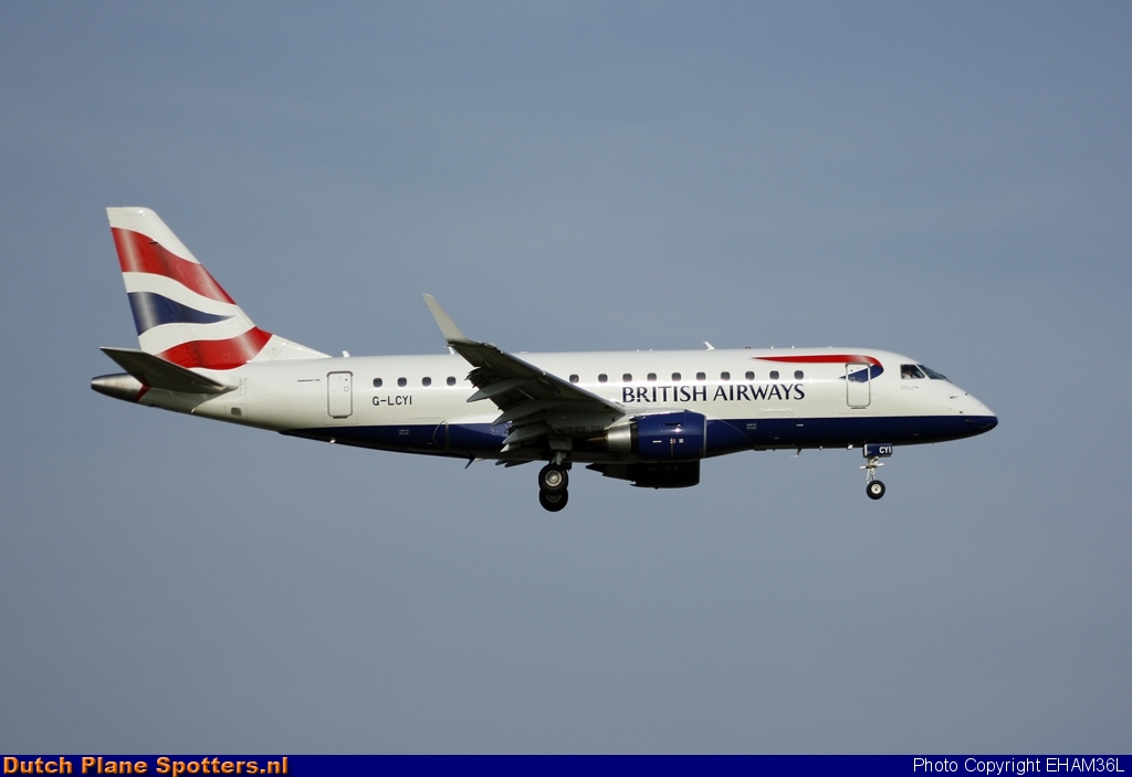 G-LCYI Embraer 170 BA CityFlyer (British Airways) by EHAM36L