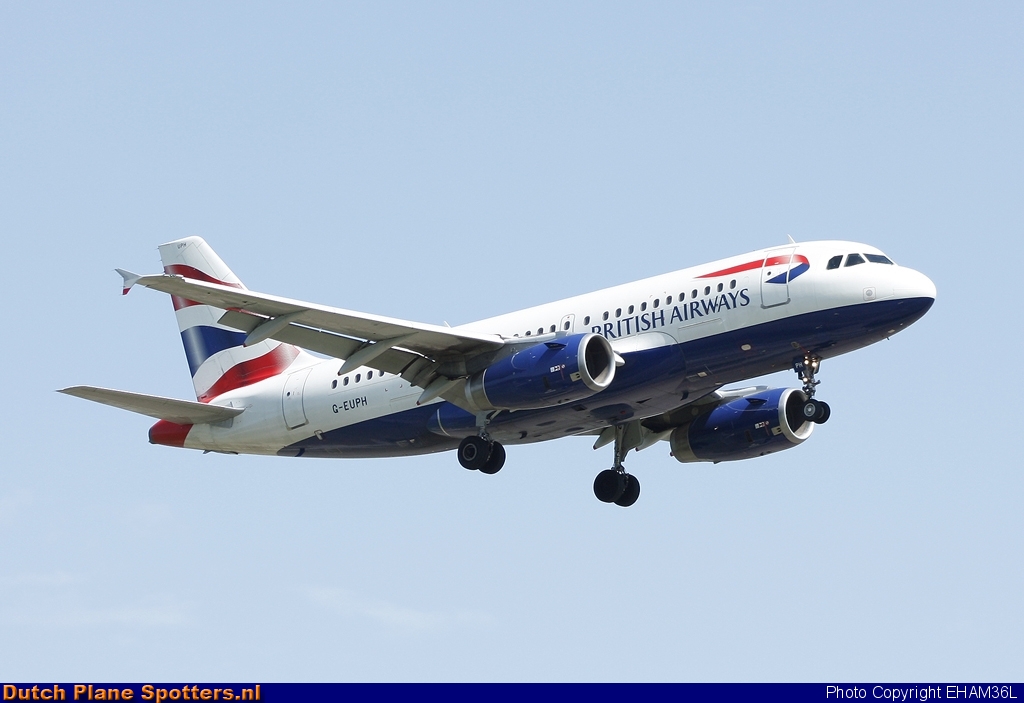 G-EUPH Airbus A319 British Airways by EHAM36L