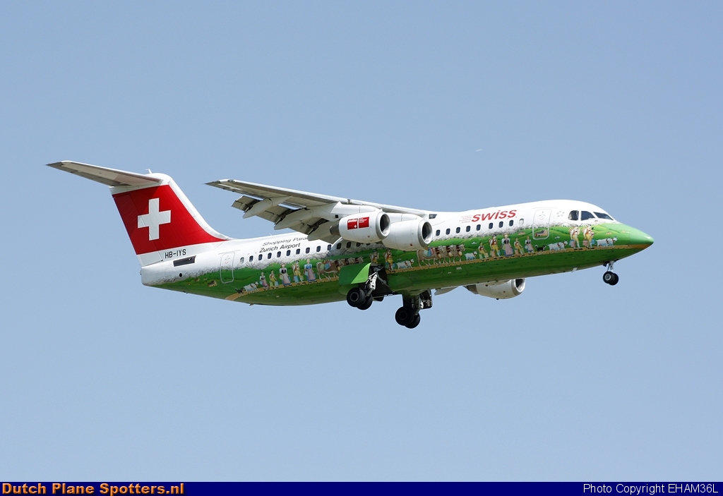 HB-IYS BAe 146 Swiss International Air Lines by EHAM36L
