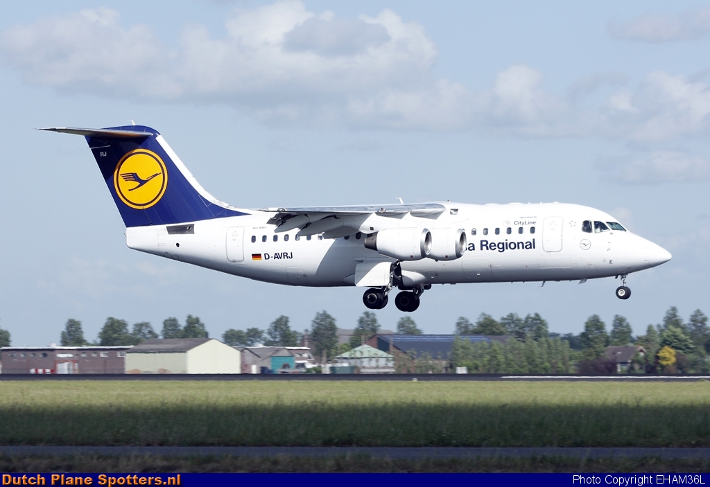 D-AVRJ BAe 146 CityLine (Lufthansa Regional) by EHAM36L