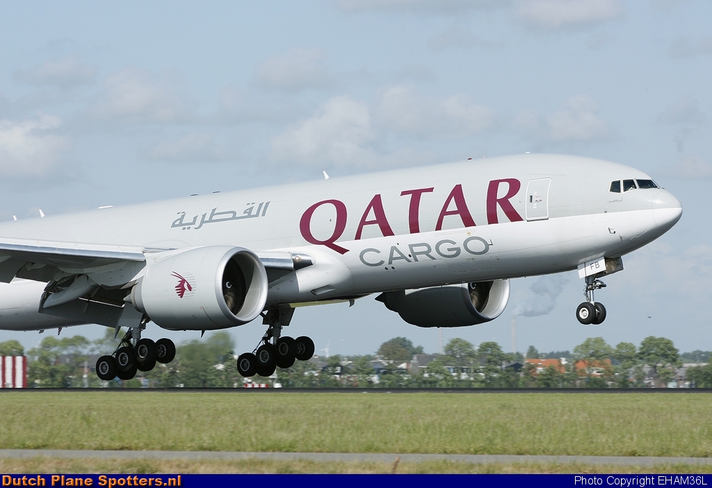 A7-BFB Boeing 777-F Qatar Airways Cargo by EHAM36L