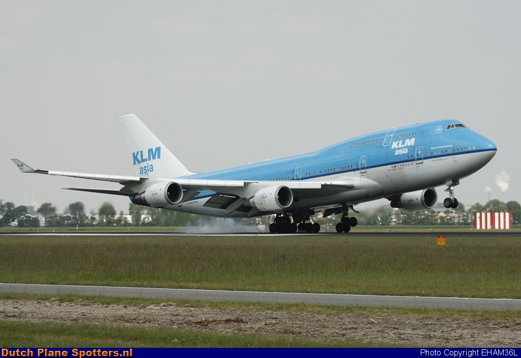 PH-BFY Boeing 747-400 KLM Asia by EHAM36L