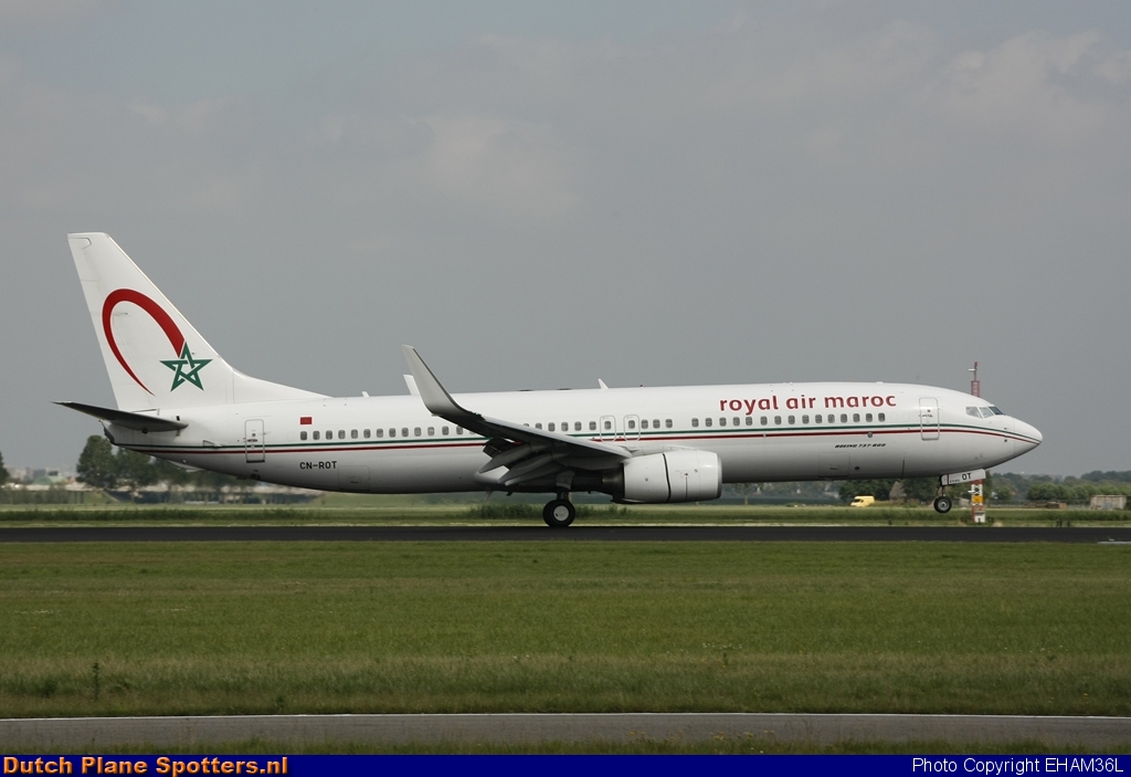 CN-ROT Boeing 737-800 Royal Air Maroc by EHAM36L