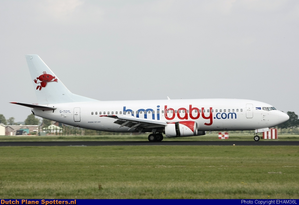 G-TOYL Boeing 737-300 BMI Baby by EHAM36L