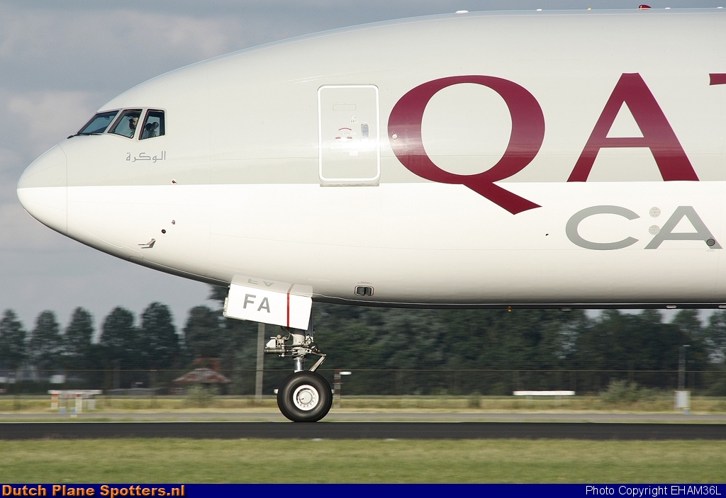 A7-BFA Boeing 777-F Qatar Airways Cargo by EHAM36L
