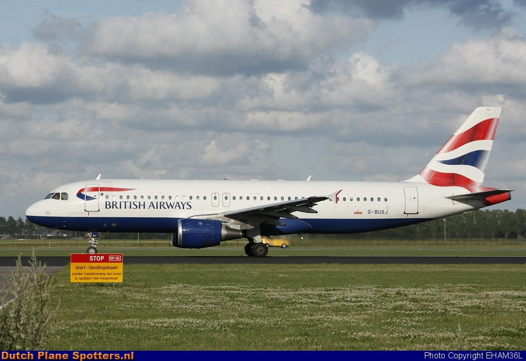 G-BUSJ Airbus A320 British Airways by EHAM36L