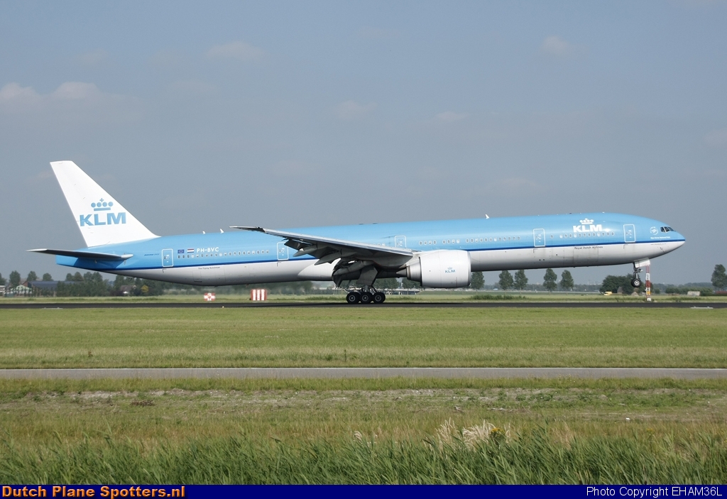 PH-BVC Boeing 777-300 KLM Royal Dutch Airlines by EHAM36L