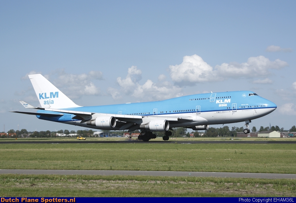 PH-BFM Boeing 747-400 KLM Asia by EHAM36L