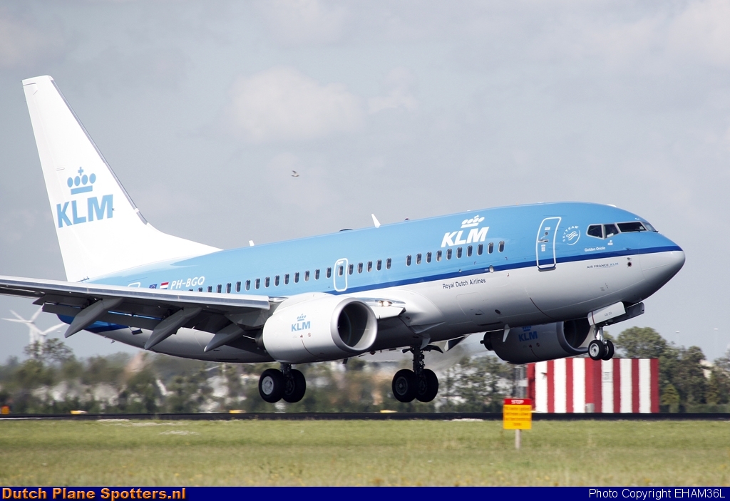 PH-BGQ Boeing 737-700 KLM Royal Dutch Airlines by EHAM36L