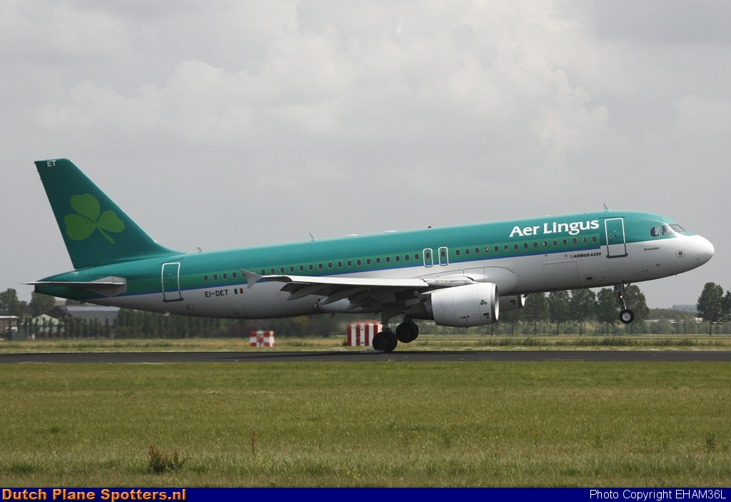 EI-DET Airbus A320 Aer Lingus by EHAM36L