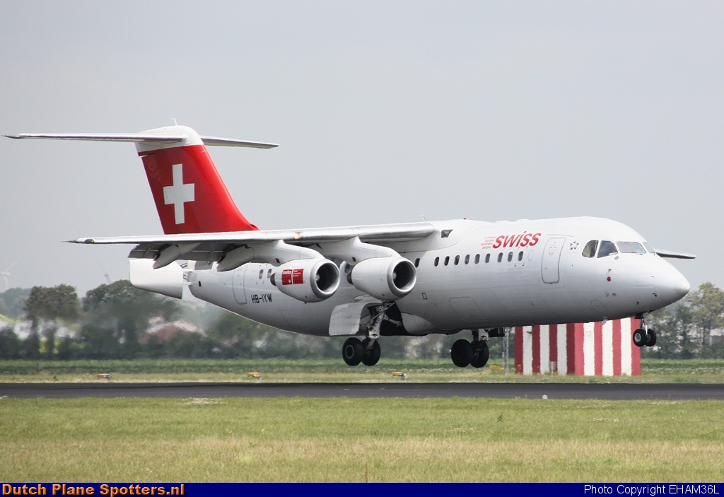 HB-IYW BAe 146 Swiss International Air Lines by EHAM36L