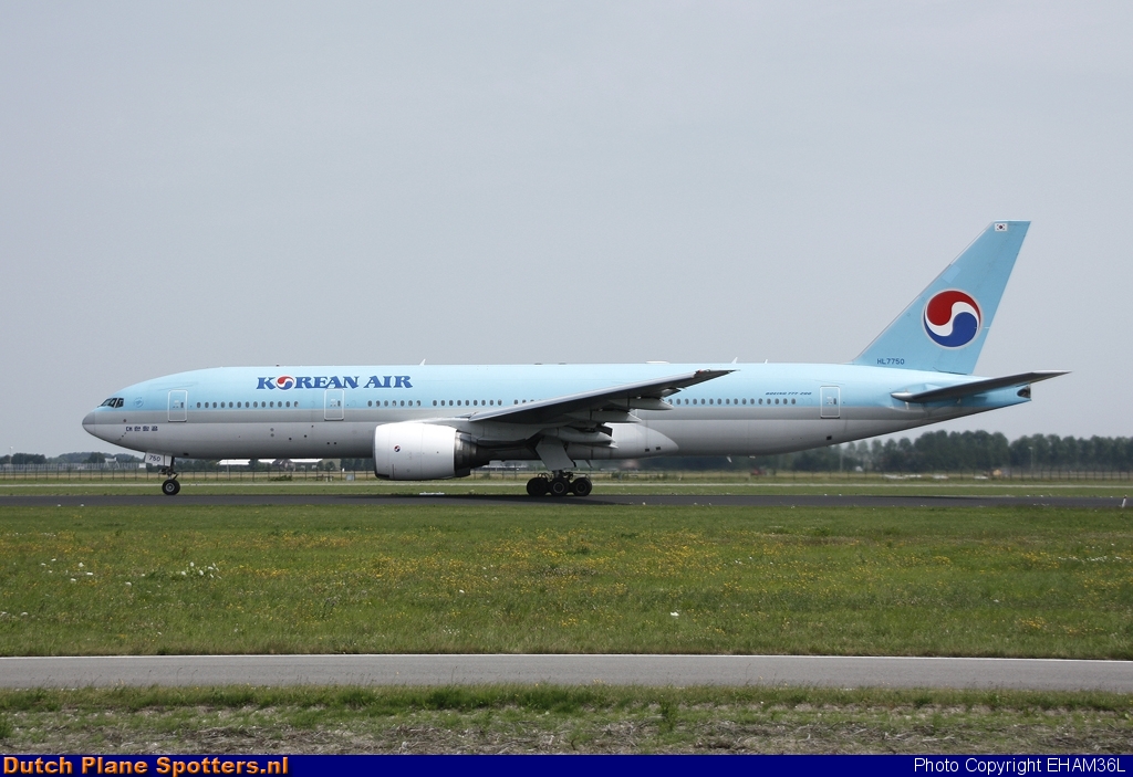 HL7750 Boeing 777-200 Korean Air by EHAM36L
