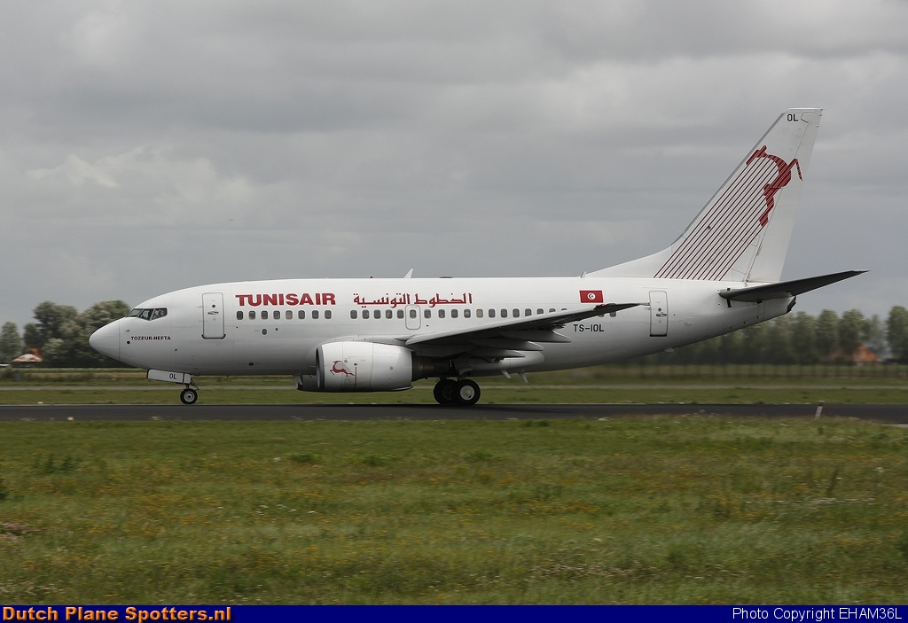 TS-IOL Boeing 737-600 Tunisair by EHAM36L