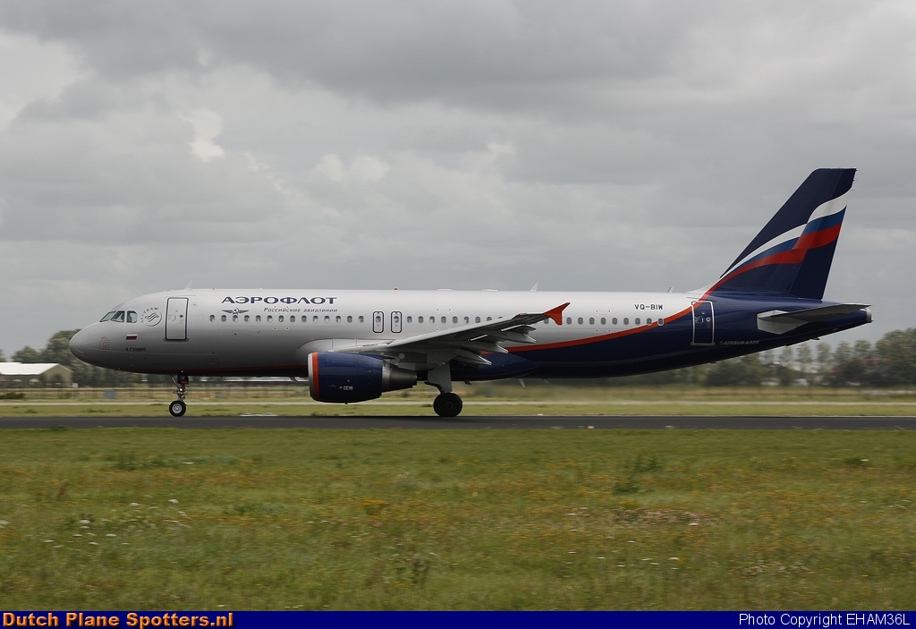 VQ-BIW Airbus A320 Aeroflot - Russian Airlines by EHAM36L