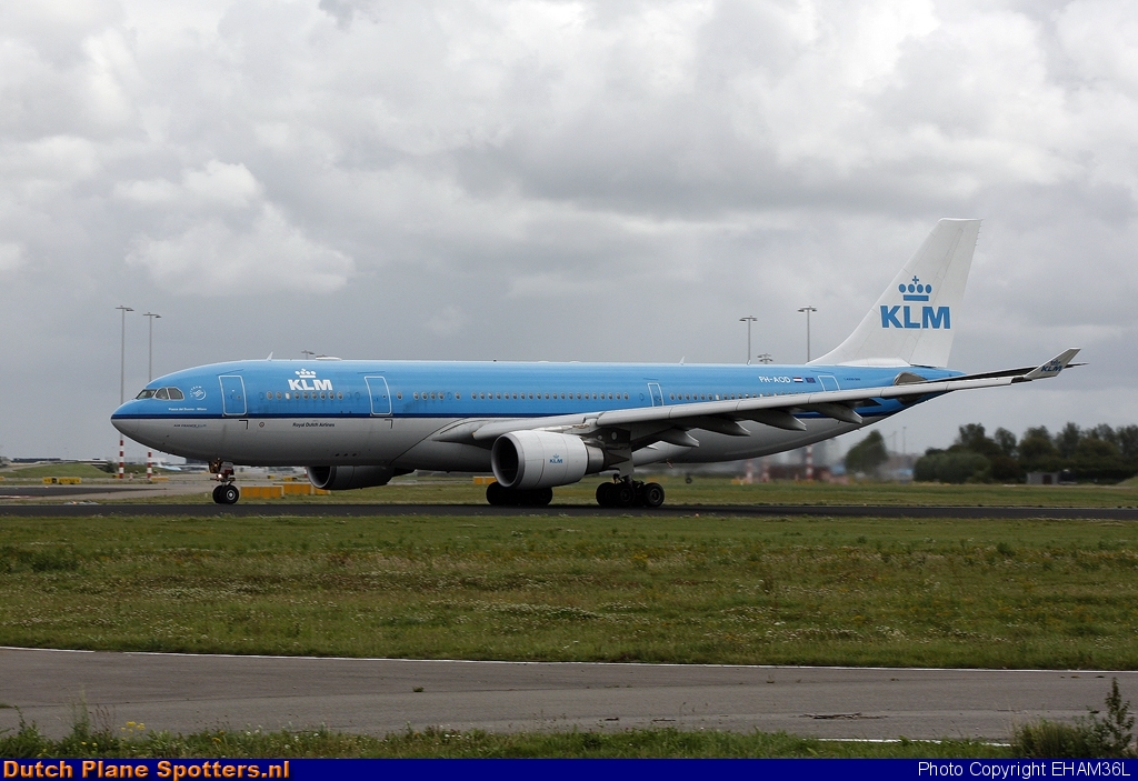 PH-AOD Airbus A330-200 KLM Royal Dutch Airlines by EHAM36L