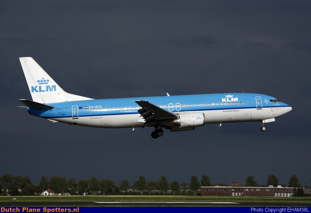 PH-BTG Boeing 737-400 KLM Royal Dutch Airlines by EHAM36L