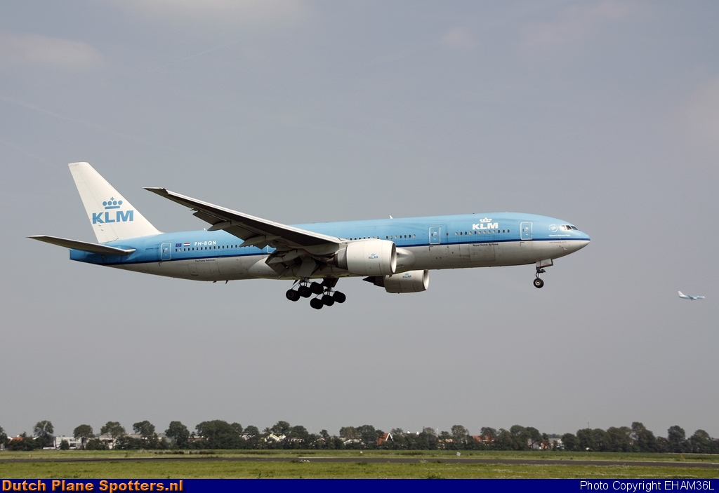 PH-BQN Boeing 777-200 KLM Royal Dutch Airlines by EHAM36L