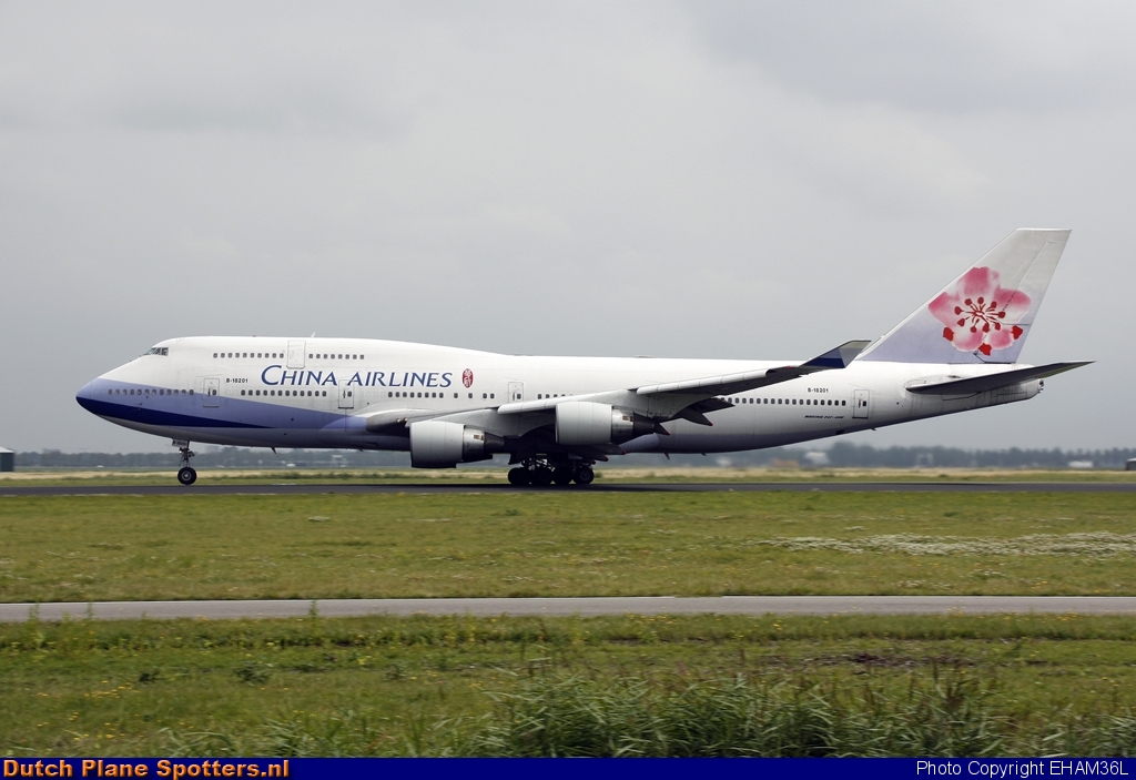 B-18201 Boeing 747-400 China Airlines by EHAM36L
