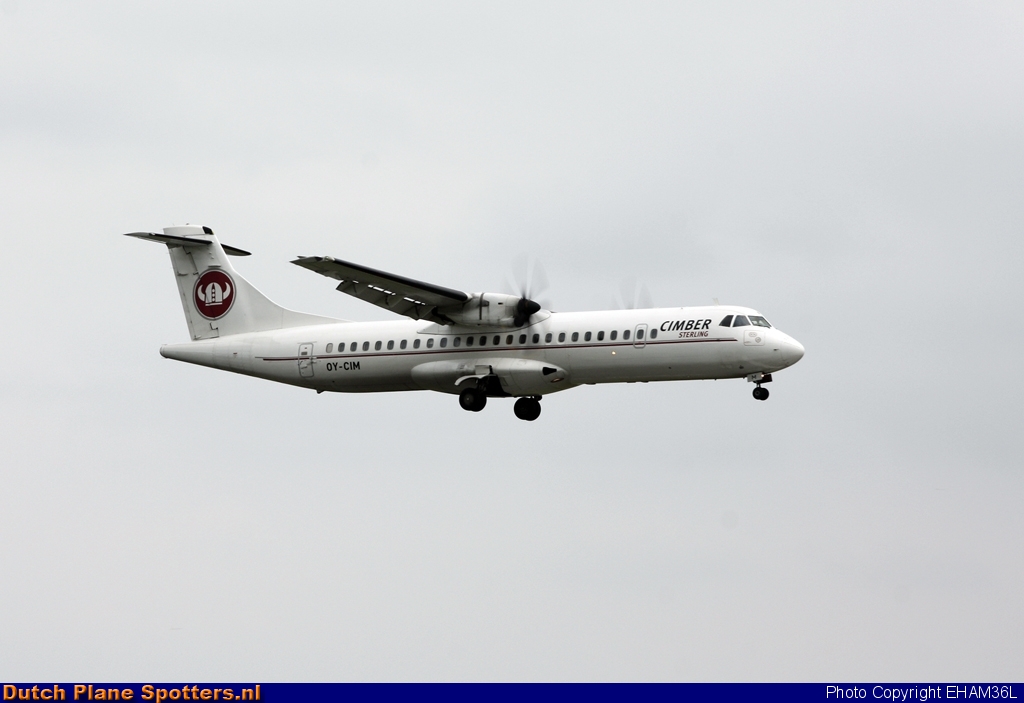 OY-CIM ATR 72 Cimber Air by EHAM36L