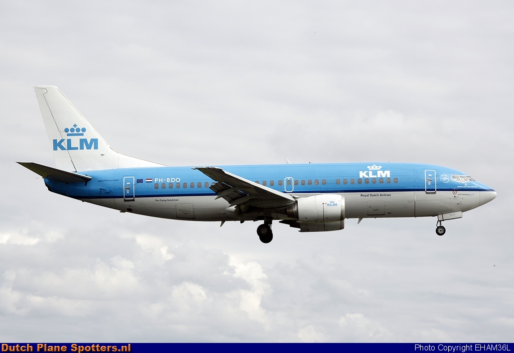 PH-BDO Boeing 737-300 KLM Royal Dutch Airlines by EHAM36L