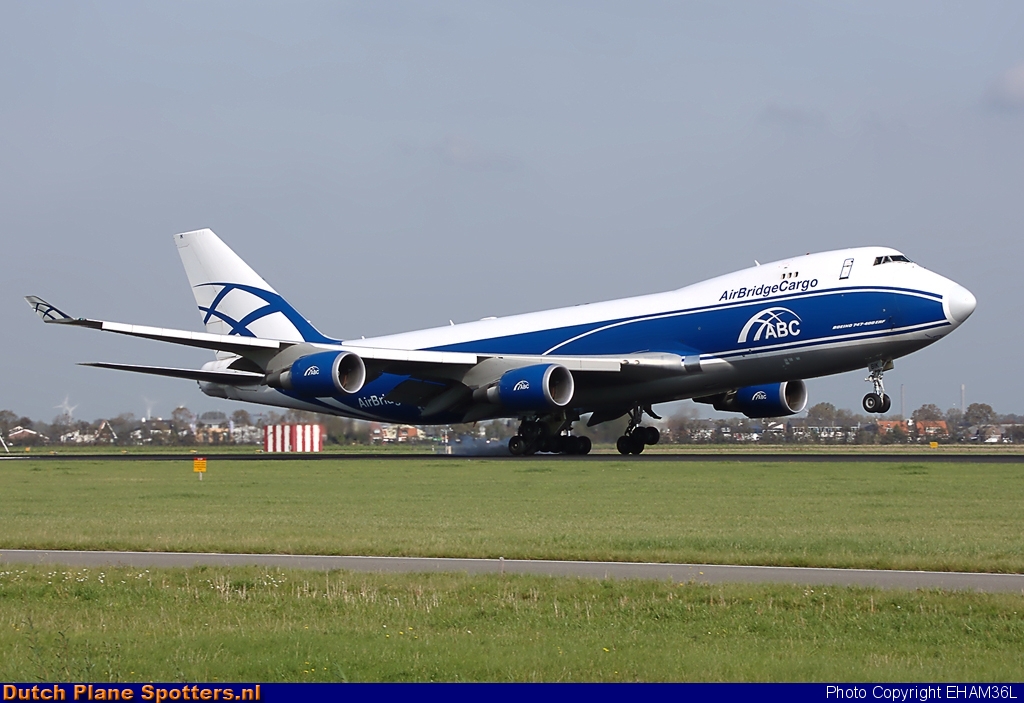 VP-BIK Boeing 747-400 AirBridgeCargo by EHAM36L