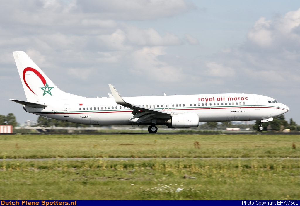 CN-RNU Boeing 737-800 Royal Air Maroc by EHAM36L