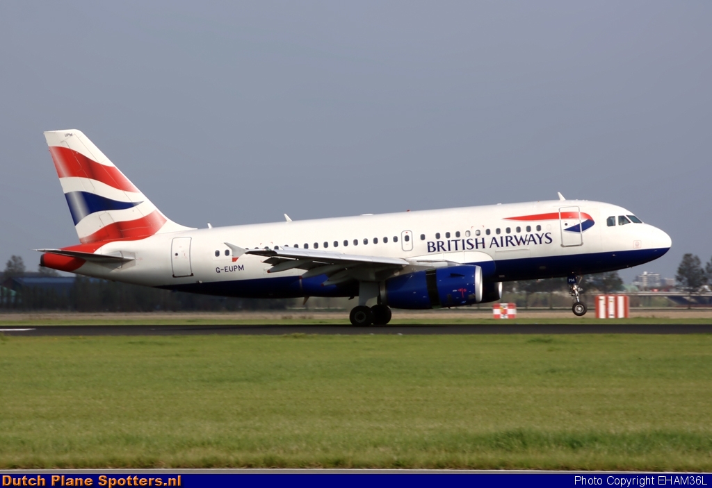 G-EUPM Airbus A319 British Airways by EHAM36L