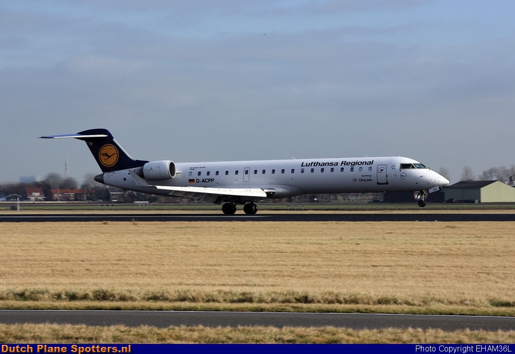D-ACPP Bombardier Canadair CRJ700 CityLine (Lufthansa Regional) by EHAM36L